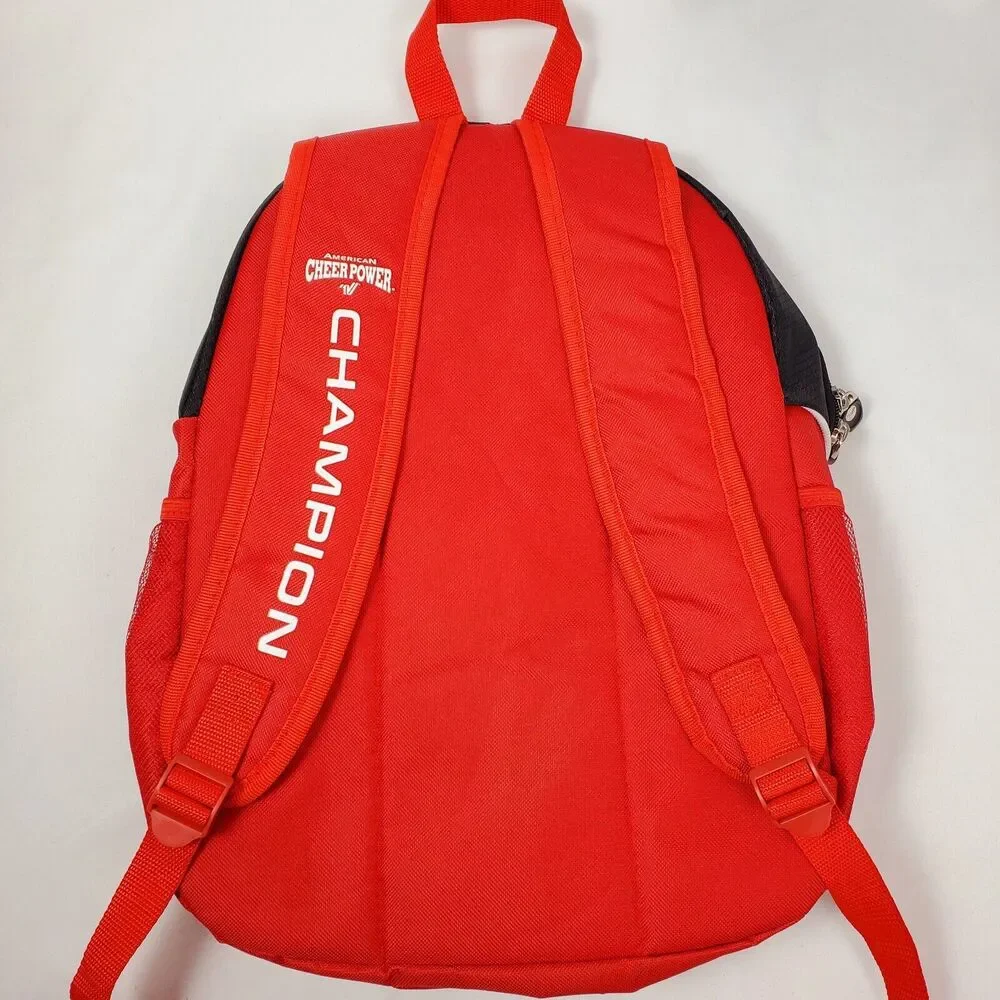 American Cheer Power Champion Backpack Cheerleader Competition Red Girls Gear